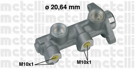 Metelli 05-0186 Brake Master Cylinder 050186