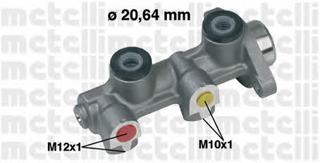 Metelli 05-0190 Brake Master Cylinder 050190