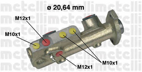 Metelli 05-0192 Brake Master Cylinder 050192