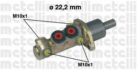 Metelli 05-0196 Brake Master Cylinder 050196