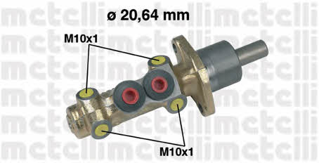 Metelli 05-0202 Brake Master Cylinder 050202