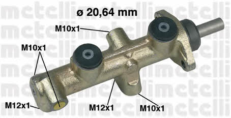 Metelli 05-0204 Brake Master Cylinder 050204