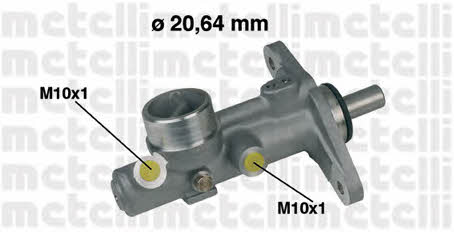 Metelli 05-0210 Brake Master Cylinder 050210
