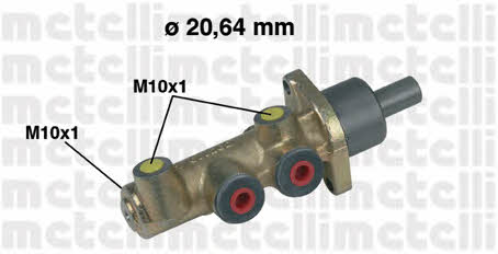 Metelli 05-0218 Brake Master Cylinder 050218