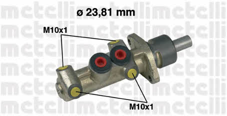 Metelli 05-0222 Brake Master Cylinder 050222