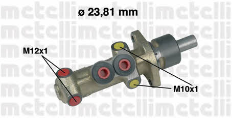 Metelli 05-0223 Brake Master Cylinder 050223