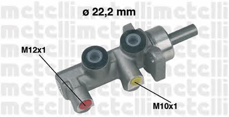 Metelli 05-0229 Brake Master Cylinder 050229