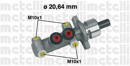Metelli 05-0245 Brake Master Cylinder 050245