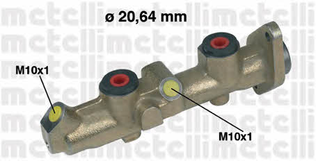 Metelli 05-0251 Brake Master Cylinder 050251