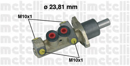 Metelli 05-0253 Brake Master Cylinder 050253