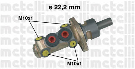 Metelli 05-0258 Brake Master Cylinder 050258