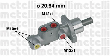 Metelli 05-0296 Brake Master Cylinder 050296