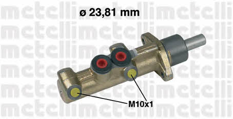 Metelli 05-0298 Brake Master Cylinder 050298