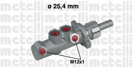Metelli 05-0314 Brake Master Cylinder 050314