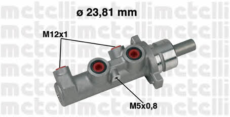 Metelli 05-0317 Brake Master Cylinder 050317