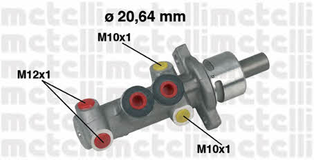 Metelli 05-0319 Brake Master Cylinder 050319