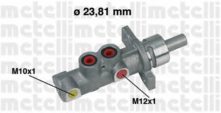 Metelli 05-0358 Brake Master Cylinder 050358