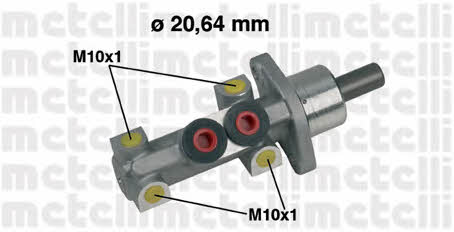 Metelli 05-0360 Brake Master Cylinder 050360