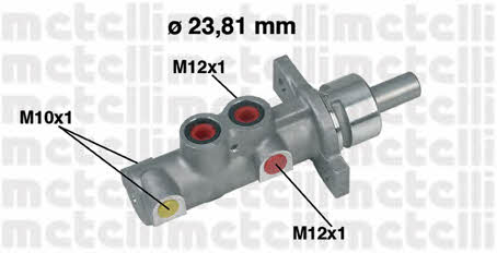 Metelli 05-0362 Brake Master Cylinder 050362
