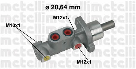Metelli 05-0363 Brake Master Cylinder 050363