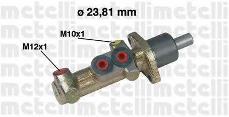 Metelli 05-0386 Brake Master Cylinder 050386