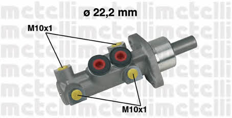 Metelli 05-0390 Brake Master Cylinder 050390