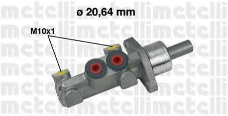 Metelli 05-0391 Brake Master Cylinder 050391