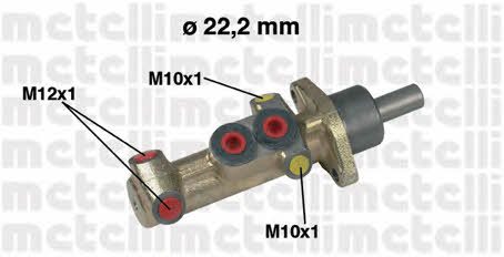 Metelli 05-0417 Brake Master Cylinder 050417