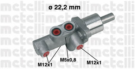 Metelli 05-0436 Brake Master Cylinder 050436