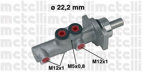 Metelli 05-0437 Brake Master Cylinder 050437
