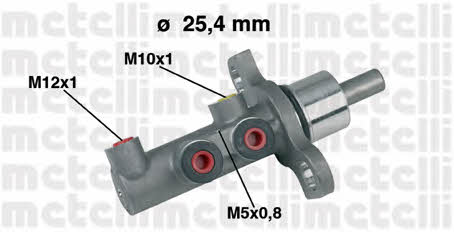 Metelli 05-0438 Brake Master Cylinder 050438