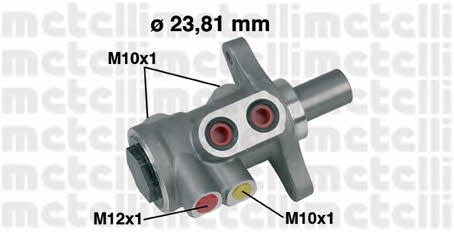 Metelli 05-0455 Brake Master Cylinder 050455