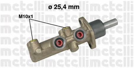 050481 Metelli Brake Master Cylinder