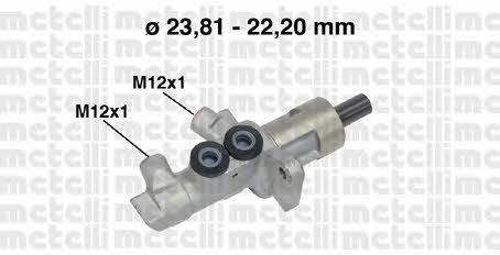 Metelli 05-0548 Brake Master Cylinder 050548