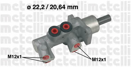 Metelli 05-0551 Brake Master Cylinder 050551