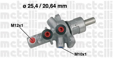 Metelli 05-0561 Brake Master Cylinder 050561