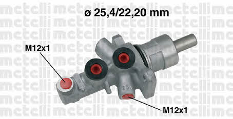 Metelli 05-0566 Brake Master Cylinder 050566