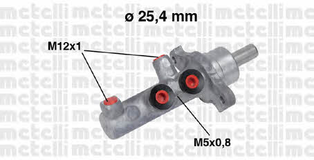 Metelli 05-0569 Brake Master Cylinder 050569