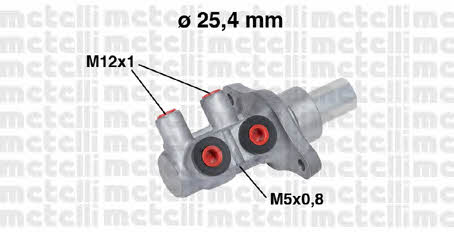 Metelli 05-0571 Brake Master Cylinder 050571