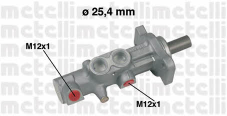 Metelli 05-0579 Brake Master Cylinder 050579