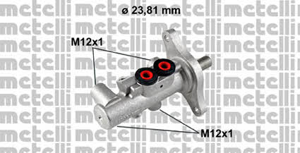 Metelli 05-0612 Brake Master Cylinder 050612