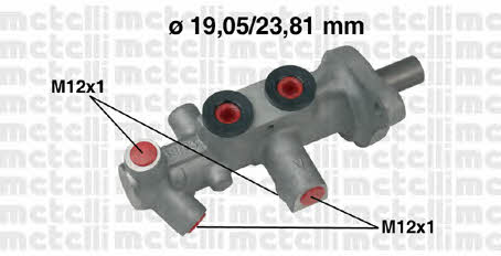 Metelli 05-0626 Brake Master Cylinder 050626