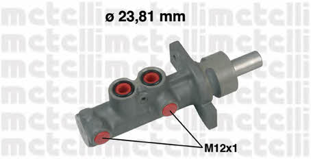 Metelli 05-0635 Brake Master Cylinder 050635