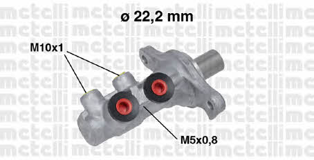 Metelli 05-0681 Brake Master Cylinder 050681