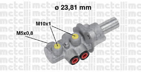 Metelli 05-0683 Brake Master Cylinder 050683