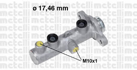 Metelli 05-0689 Brake Master Cylinder 050689