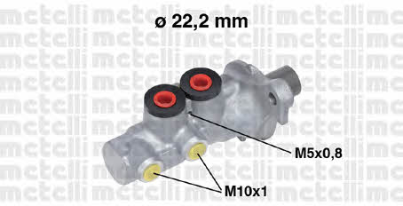 Metelli 05-0692 Brake Master Cylinder 050692