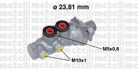 Metelli 05-0694 Brake Master Cylinder 050694