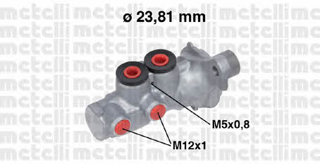 Metelli 05-0695 Brake Master Cylinder 050695