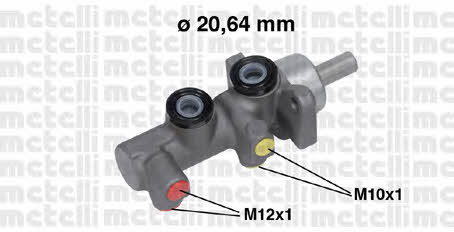 Metelli 05-0696 Brake Master Cylinder 050696